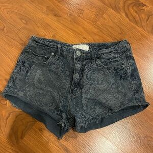 Free people denim shorts